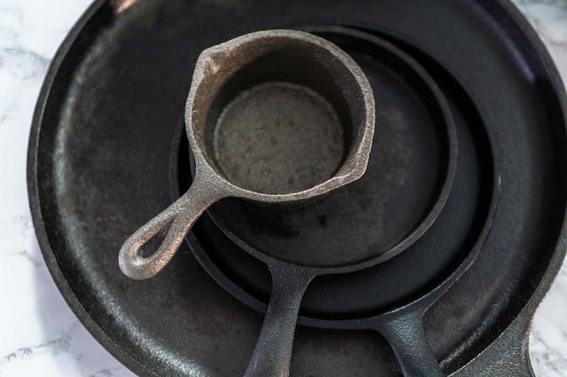 Cast Iron Skillets Come in Different Sizes