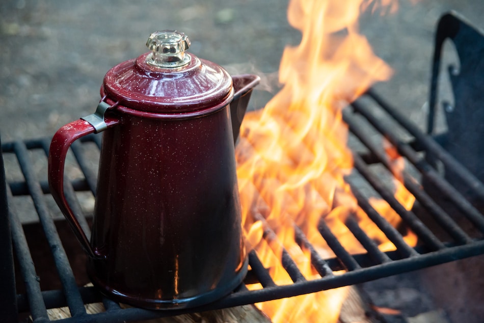 How to Use a Coffee Percolator While Camping