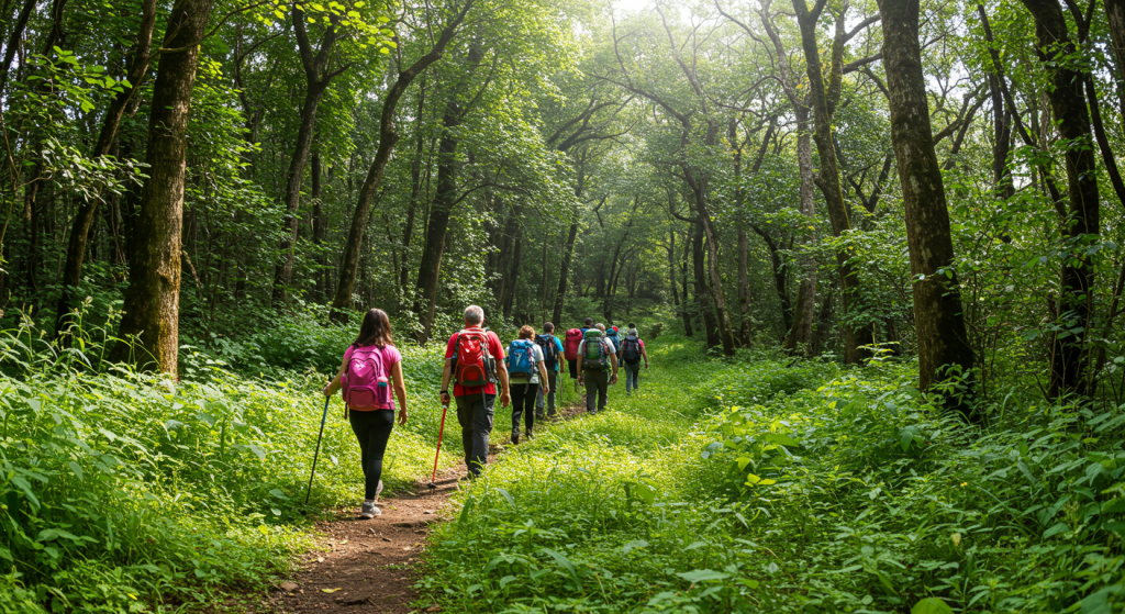 hiking trip